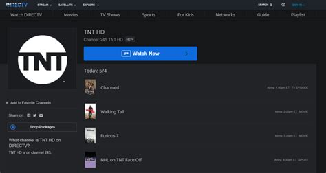 what Dtv channel is tnt